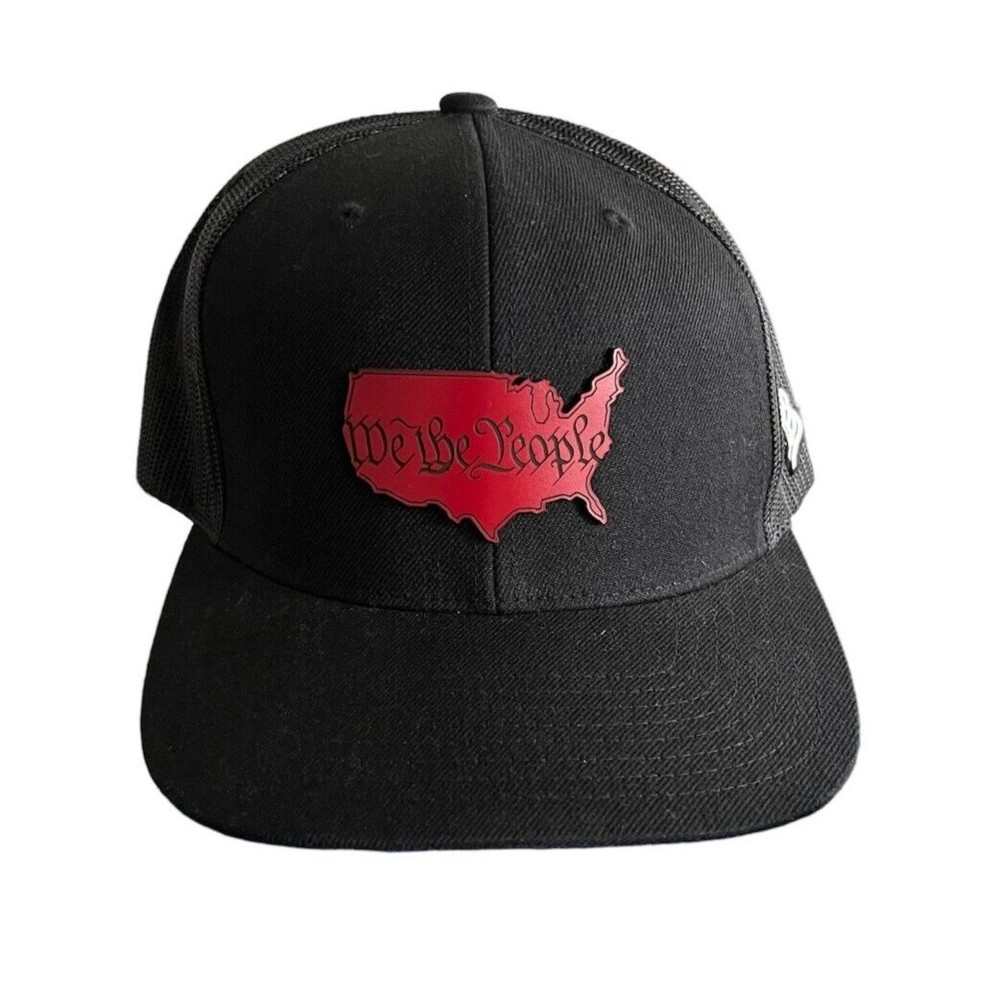 WE THE PEOPLE Hat Baseball Ball Cap Adjustable Black by Branded Bills